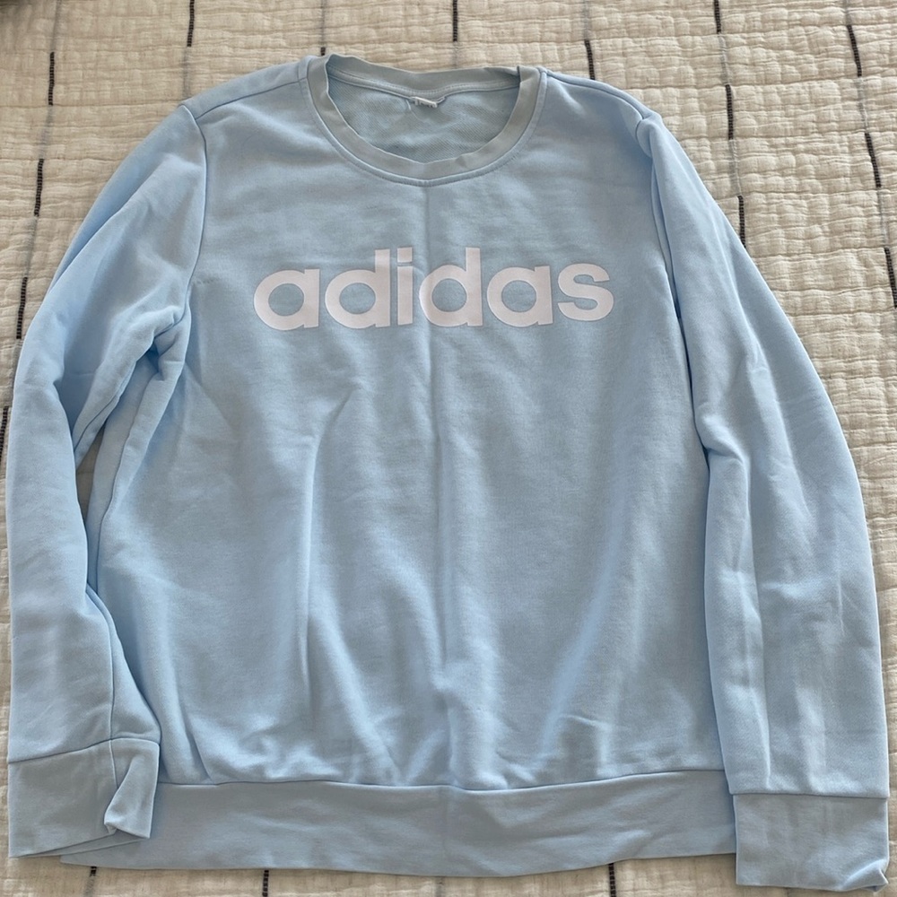 Adidas Light Blue Sweatshirt